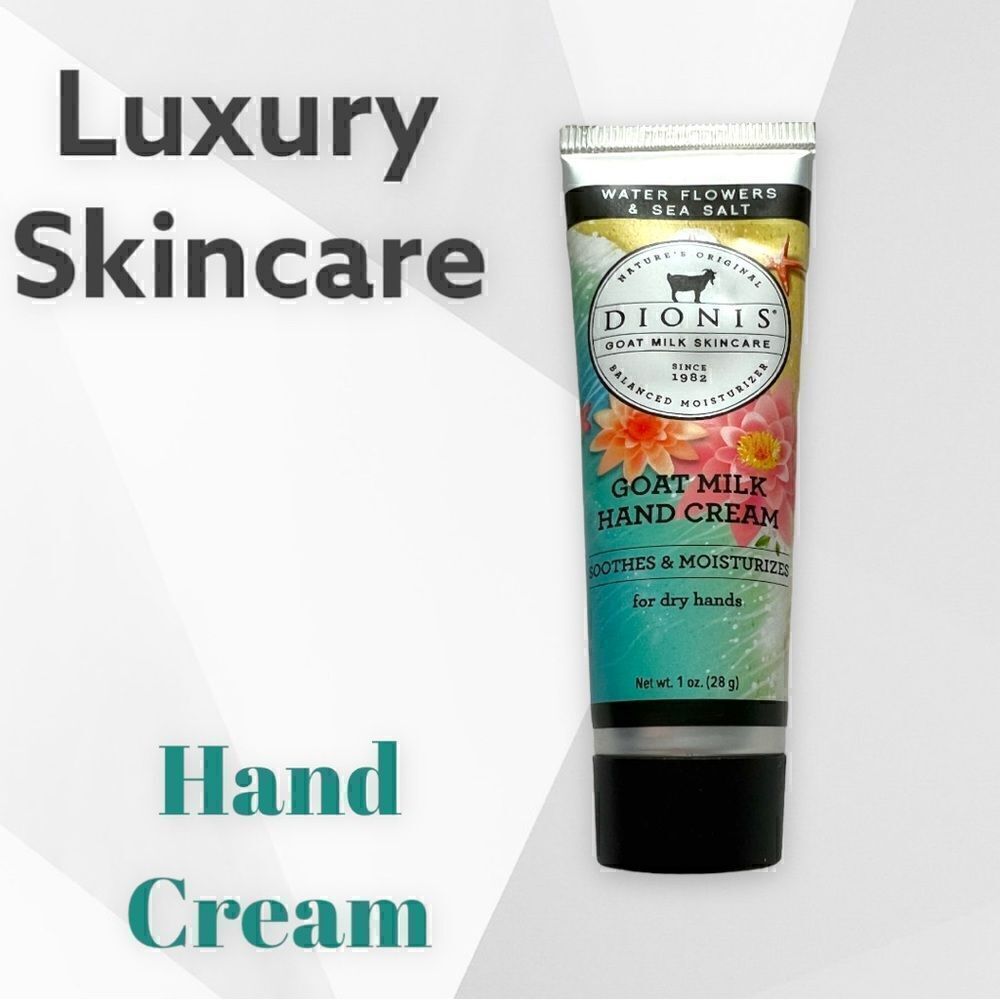 Dionis Goat Milk handcream skincare 1 oz (28 grams) in Water Flower & Sea Salt
